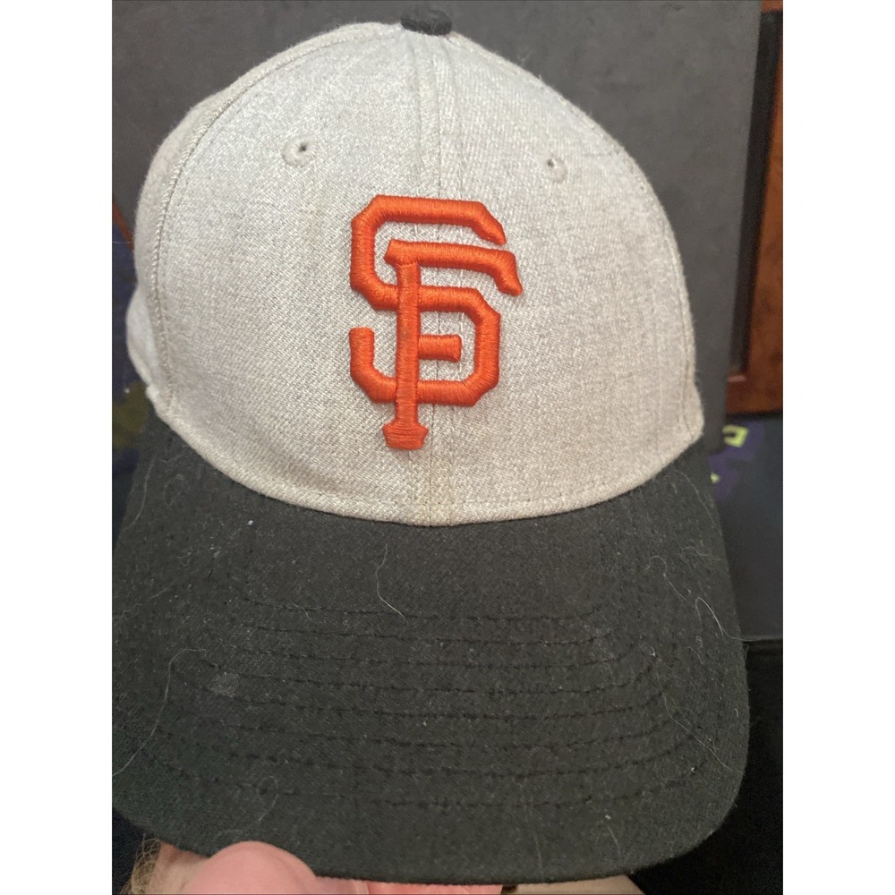 New Era San Francisco Giants MLB Baseball Cap Gray Black Orange Snap Back